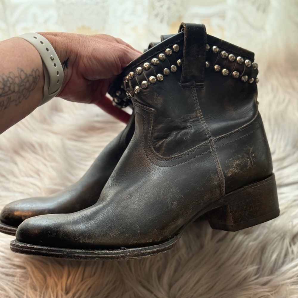Frye Diana Cut Studded Booties - Picture 3 of 16
